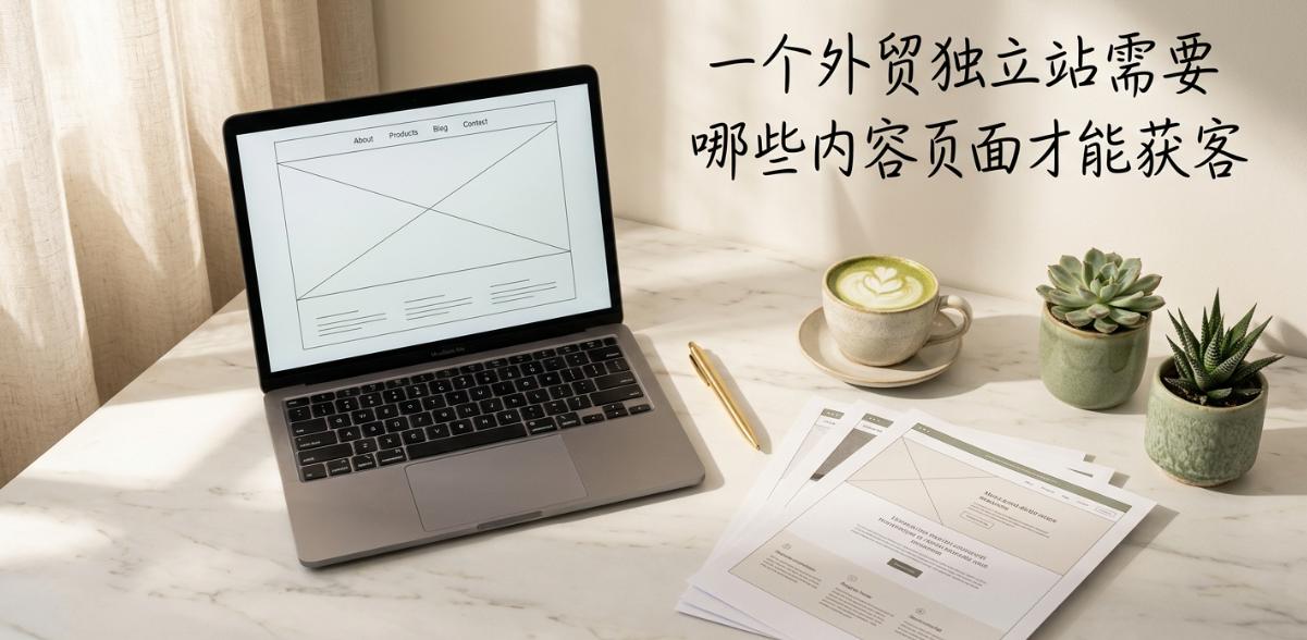 一个外贸独立站需要哪些内容页面才能获客