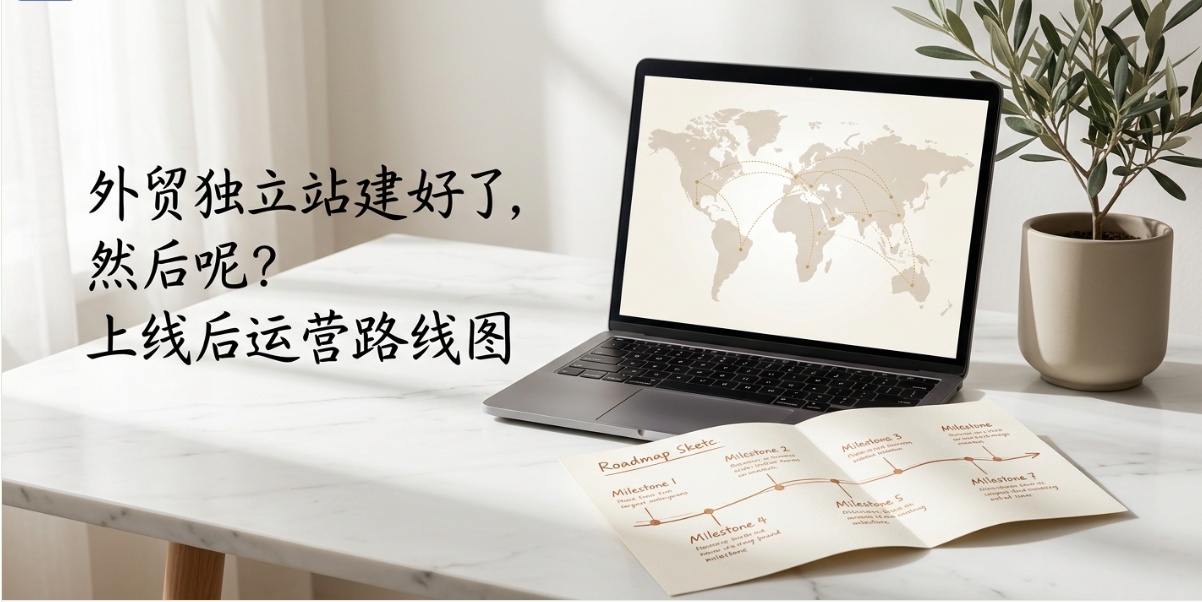 外贸独立站建好了，然后呢？上线后运营路线图
