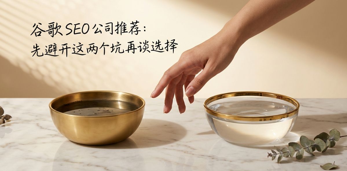 谷歌 SEO 公司推荐：先避开这两个坑再谈选择