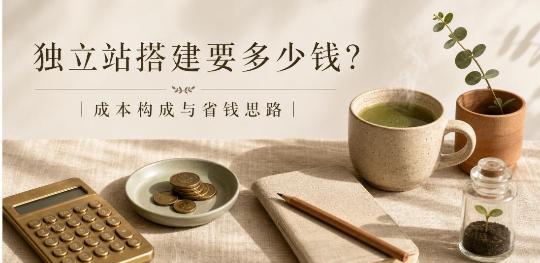 独立站搭建要多少钱？成本构成与省钱思路